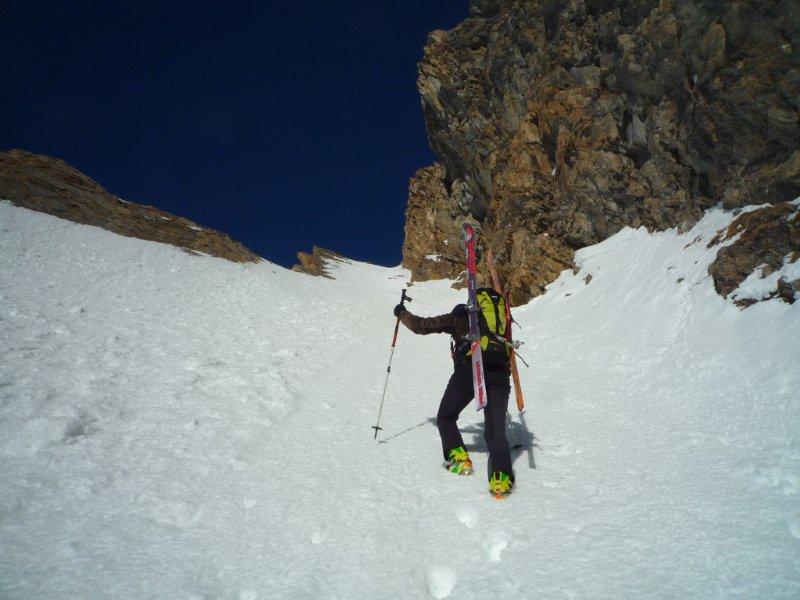 Mt Belleface : Couloir Sud Ouest