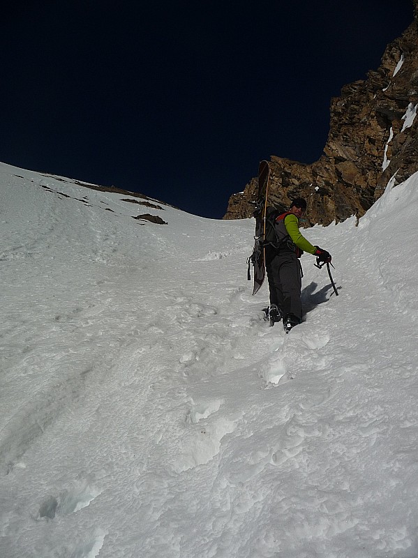 Mont Belleface : C'est parti pour le couloir...