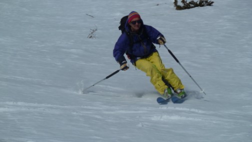 descente : bonne neige, bon ski