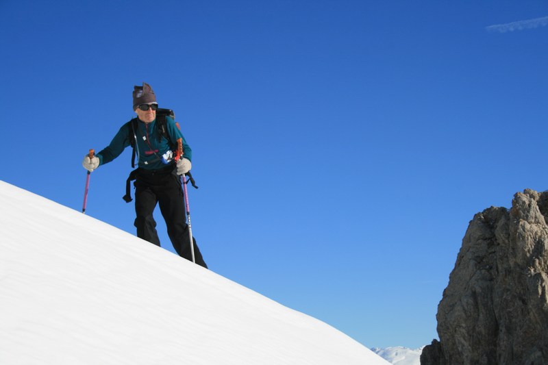 Alain : arrive au bout de la première montée.