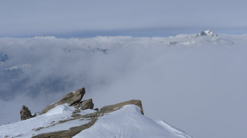 La météo nous gâtte : avec ses jeux de nuages