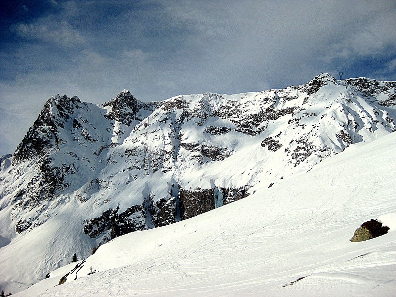 Pentes : Pentes sud à la descente