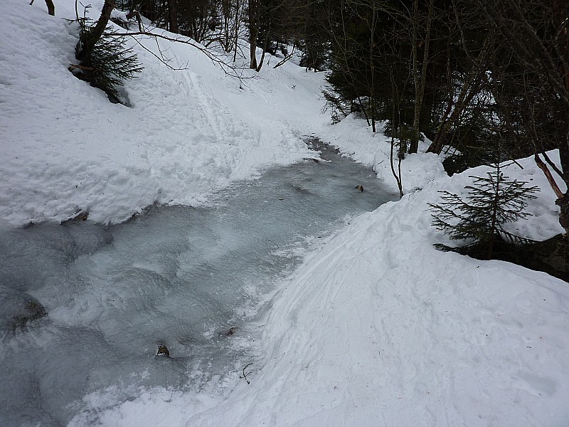 Sentier : Passage de glace athlétique
