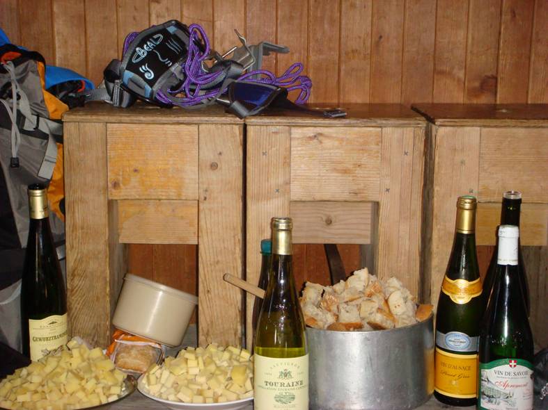 Miam : Parce que le ski c'est bien, mais la fondue, c'est pas mal non plus...