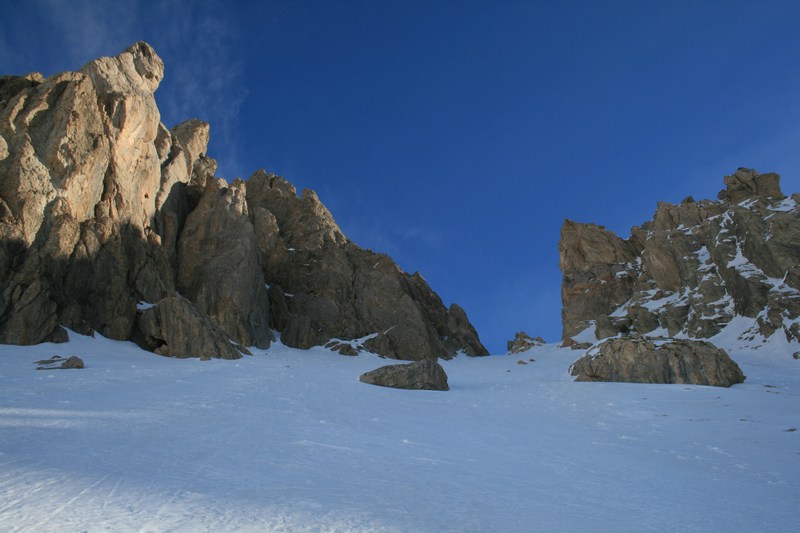 La brèche de Croseras : le couloir ouest