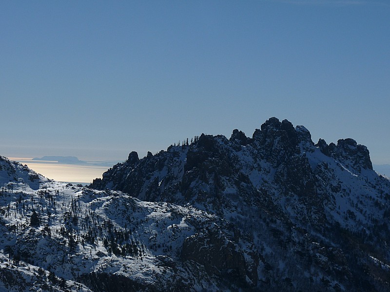 Bavella : Les aiguilles de Bavella.