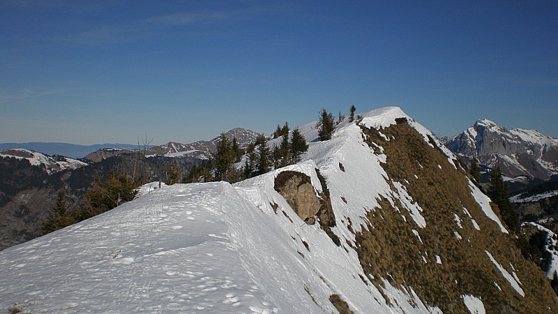 au sommet : vue superbe au sommet