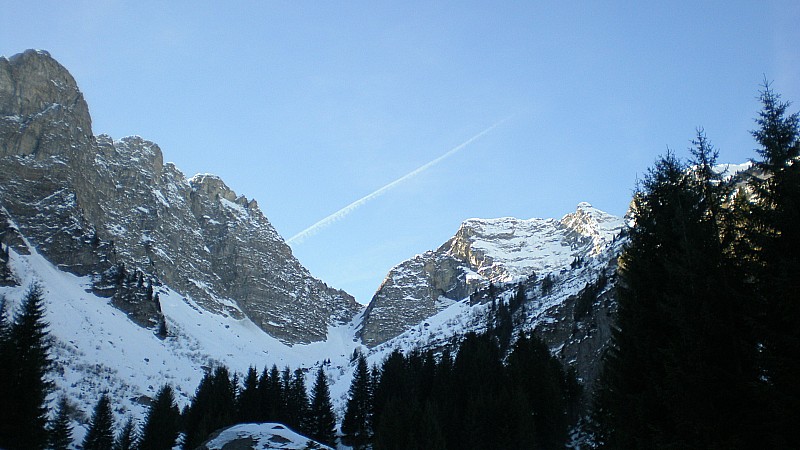 au départ : Pointe de Chavache