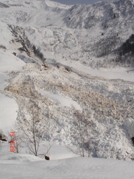 Avalanche Bellacha : La Grande Combe du Bellacha s'est bien vidée.....