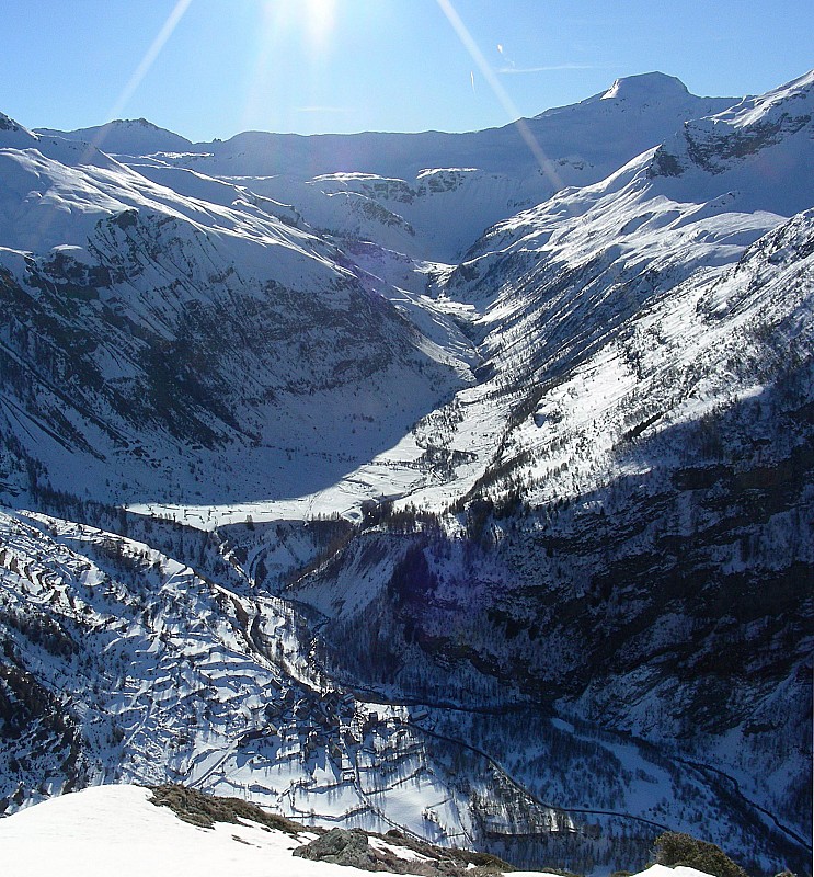 De Prapic au Mourre froid : Les sources du Drac... (tjrs vue du Panavar)