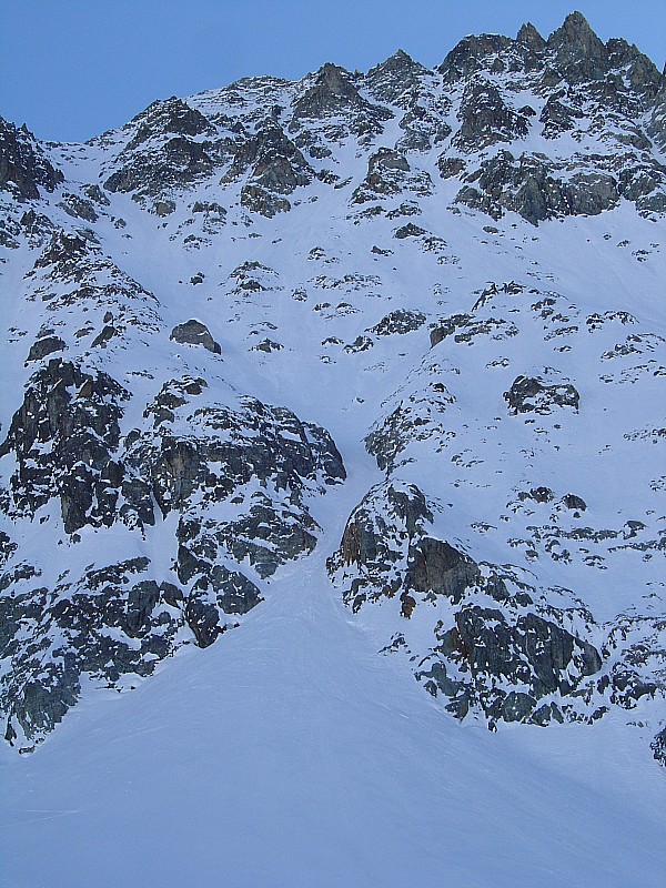 montagne des agneaux, face NO : "vitrine N°1"