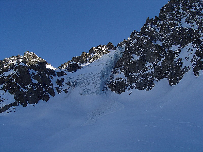 Glacier sup. d'Arsine : Ca manque quand-même un peu de neige !