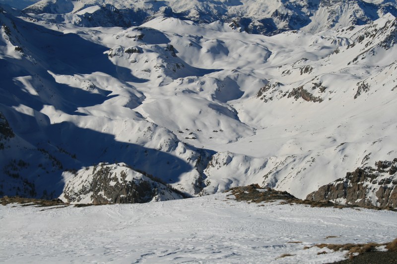 Vers les chalets de Clapeyto
