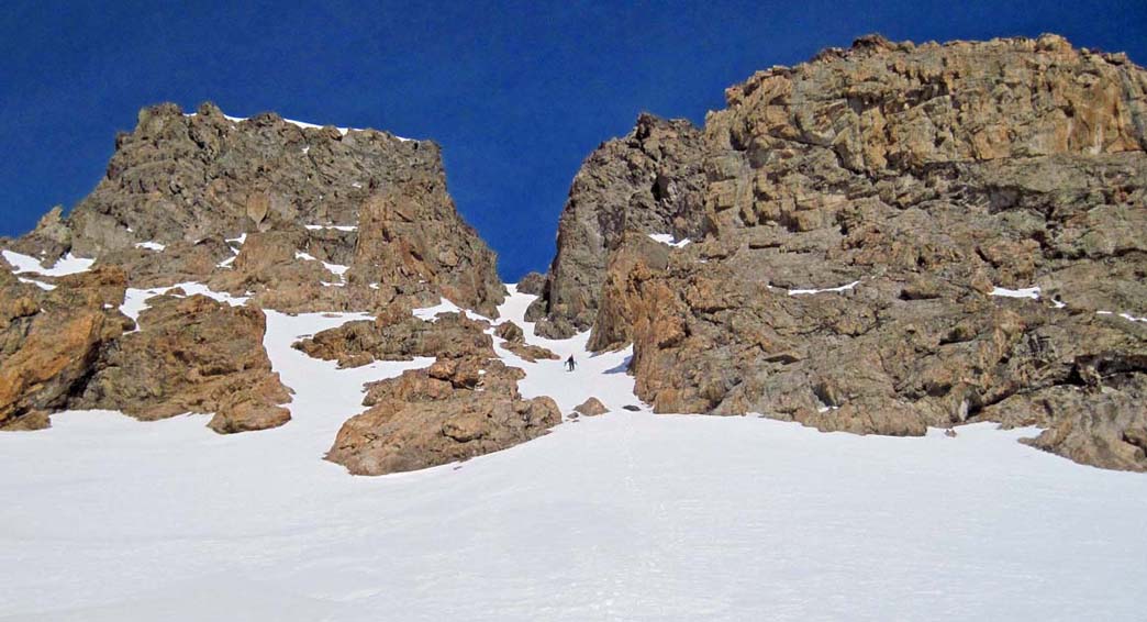 Pic de Clausis : Panoramique du couloir