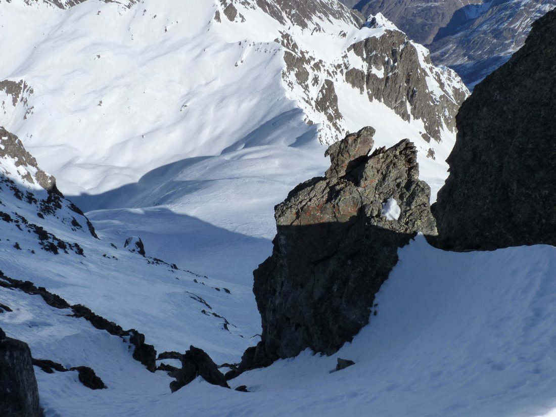Col de fond Froide : Depuis la brèche Est