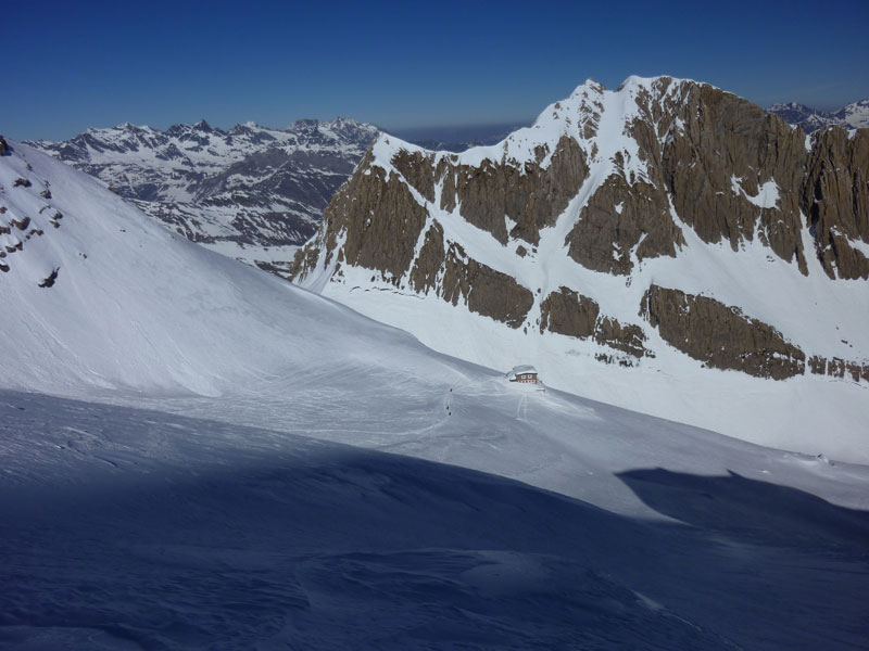 Refuge de Sarradets : Le même, vu d'au dessus