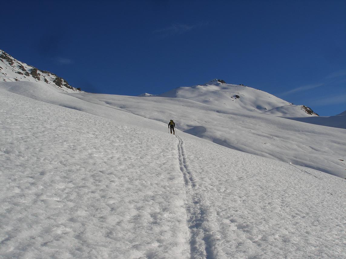 bonne trace : et ciel bleu!
