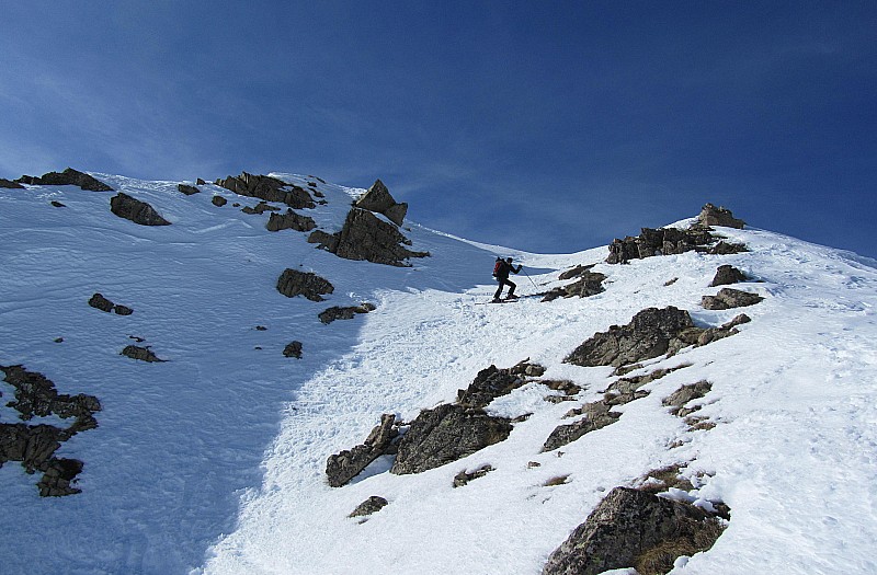 Descente couloir : Nono attaque!!