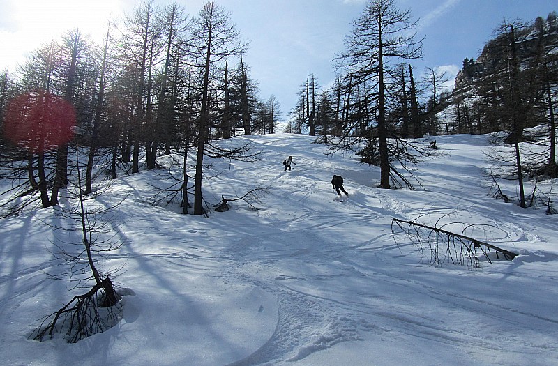 Tête de Cristel : Encore un peu de poudre