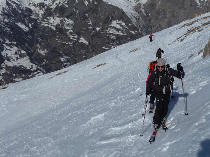 Antecime : Après l'antécime à 2600m, montée vers le sommet