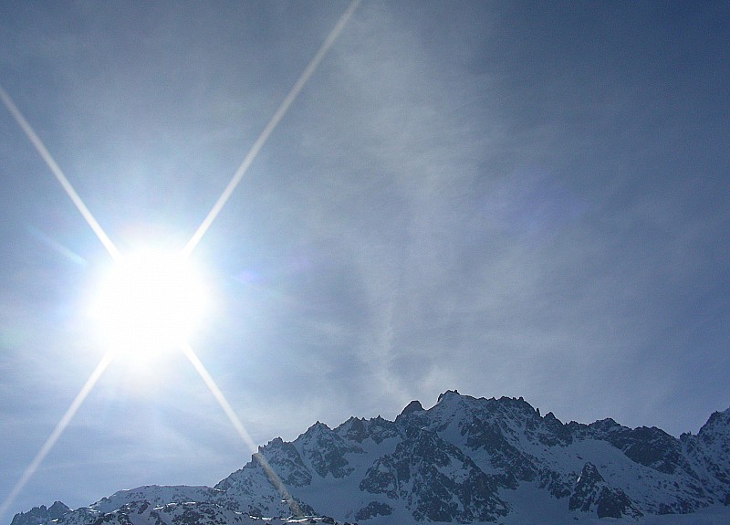 Le soleil des Agneaux : Une photo au départ mal cadrée mais qui finalement fait son effet!