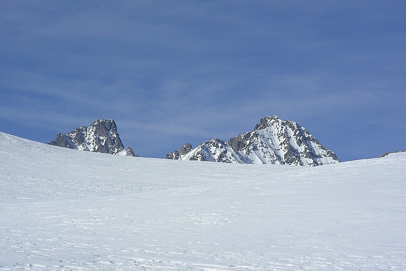 Montée vers Pradieu : Pic Gaspard et Pointe Nerod ?