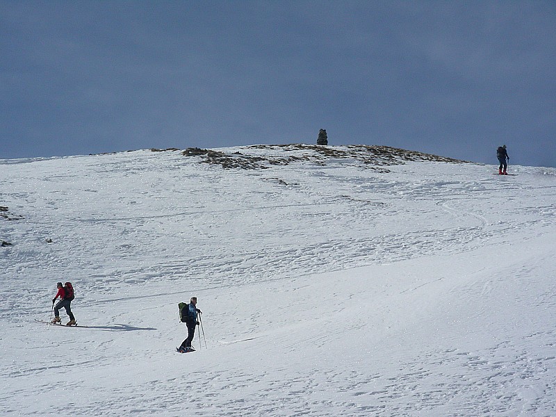 Arrivée : Arrivée au cairn de Pradieu