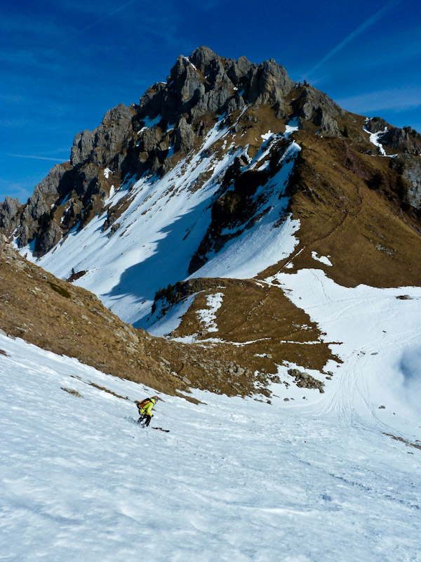 Chavasse : Au dessus du col de Vésinaz