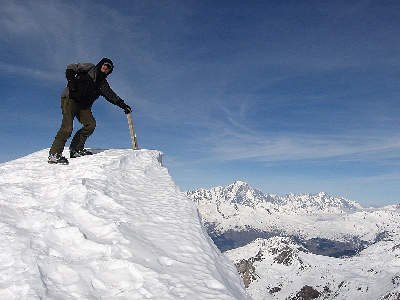 Mont Blanc, Jorasses : et ma pomme