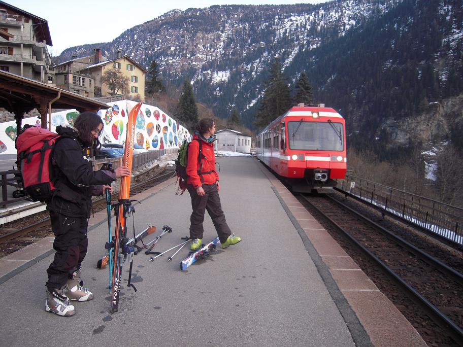 Le Mont Blanc Express : Attention à la fermeture des portes, attention au départ.