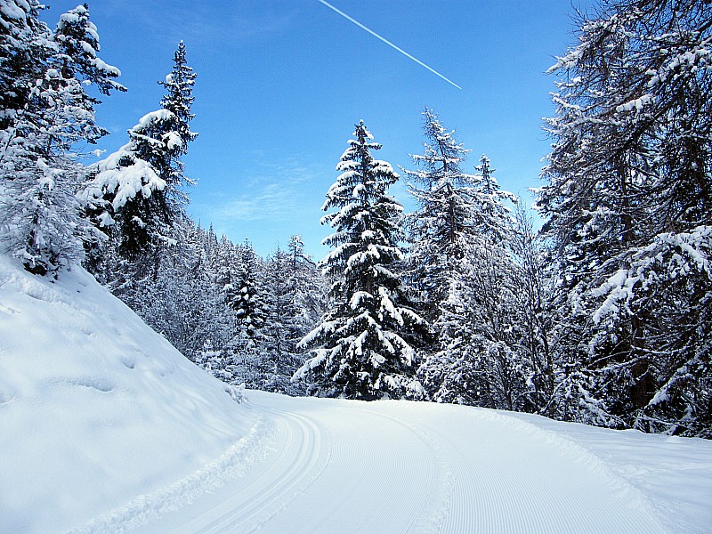RF Grande Rocade : tracée pour le ski de fond... C'est cool, ça glisse, mais surtout soyez respectueux !!!