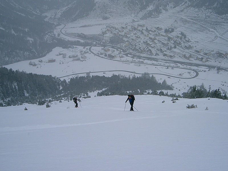 casse du fournet : Matt et sylv dans la montée