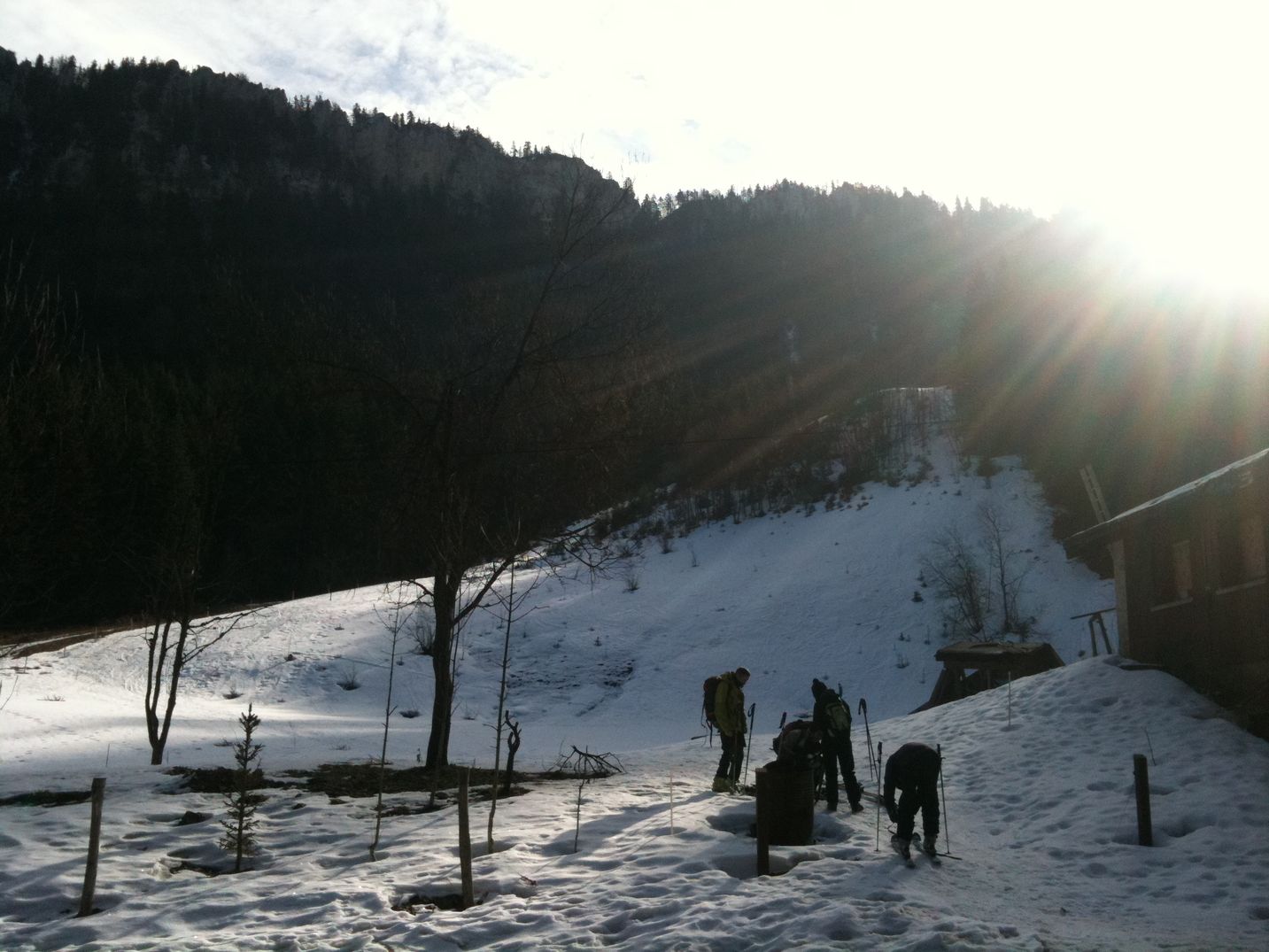 la piste de ski : ca passe
