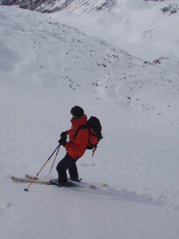 Fabrice : apprécie plus le paysage que la qualité du ski!