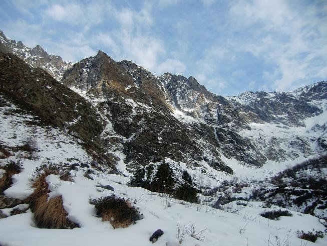 Vallon des Armets : Une idée des conditions dans le vallon.