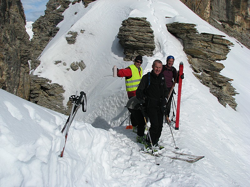 mes compagnons au controle : Fred et Patrick