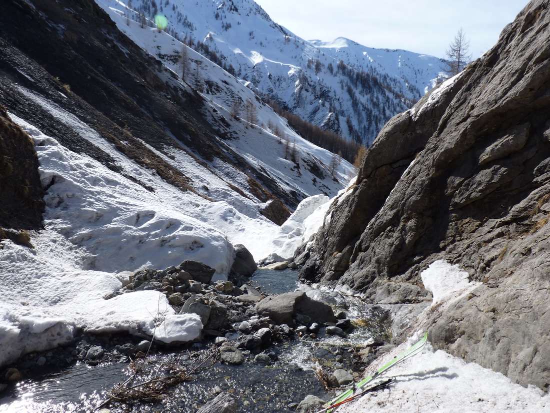 Descente par le torrent : Partie basse