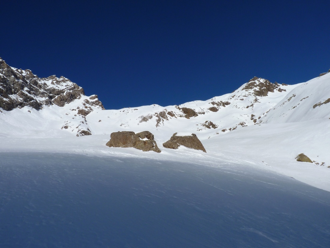 Itinéraire en deuxième partie : Il y a le choix pour faire la trace