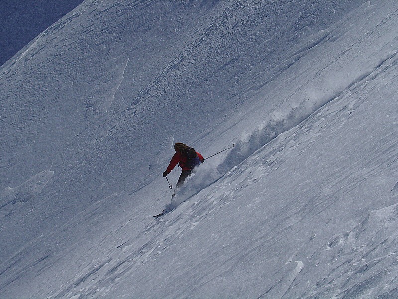 dans les combes du bas : autour de 13 h 00 vers 2000 m