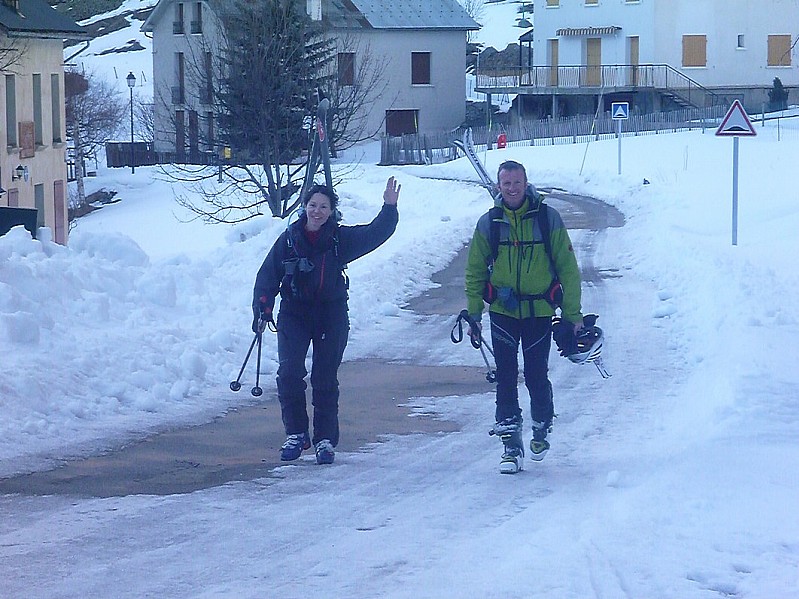 col N de clot chatel : retour voiture