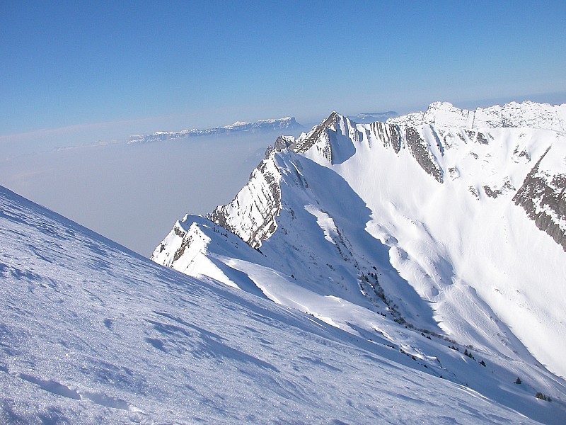 L'Arlicod : Du sommet des Arces, vue sur le vallon interdit