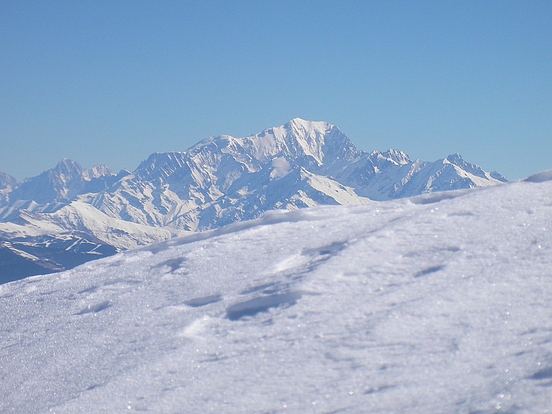 Le Mont Blanc : Belle vue...