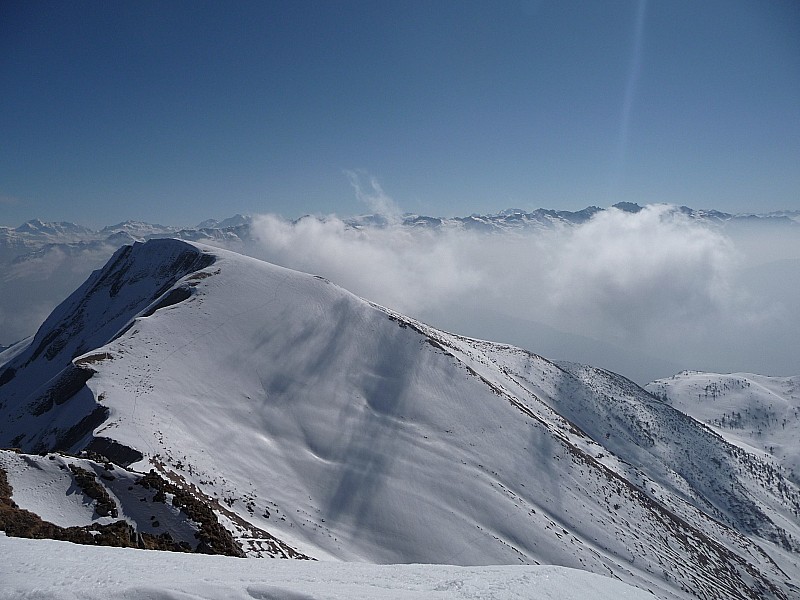 l'armène : je profite un peu du paysage et du soleil avant de basculer dans la face nord
