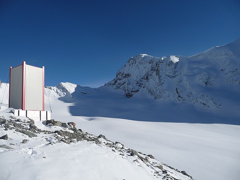 mont brulé : vu depuis le refuge des bouquetins