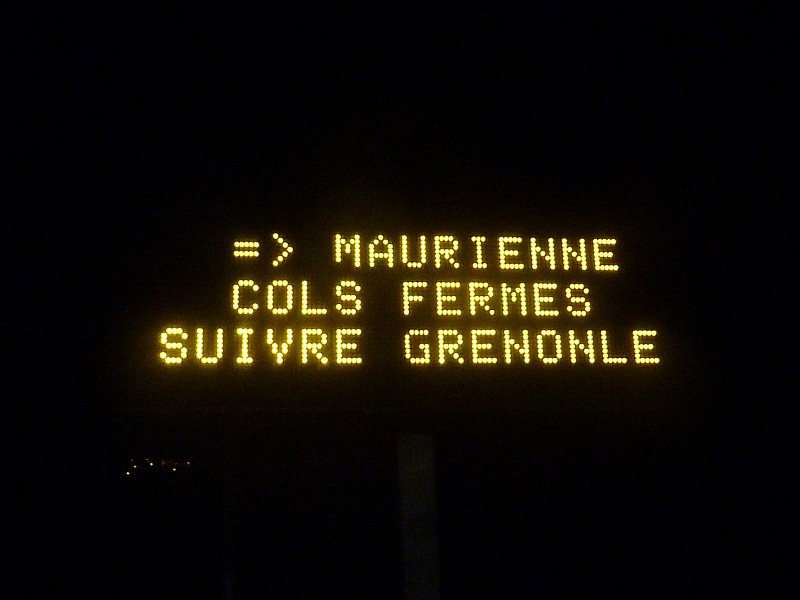 Rappel : A ceux qui font trop confiance à leur GPS pour aller en Maurienne