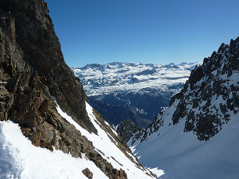 Au col : Panorama coté Grande Rousses