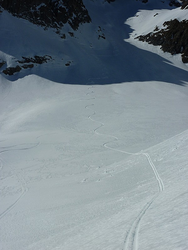 Belle descente : Retour vers le lac