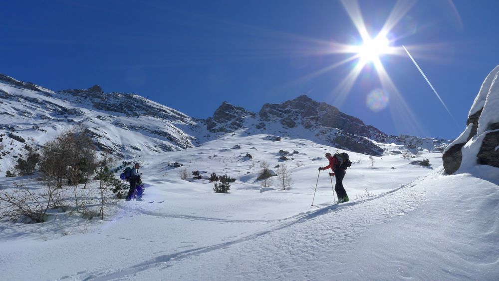 2eme montée : on s'arrete au meme endroit : dommage pour la belle pente du haut mais c'est plus sage comme ça...