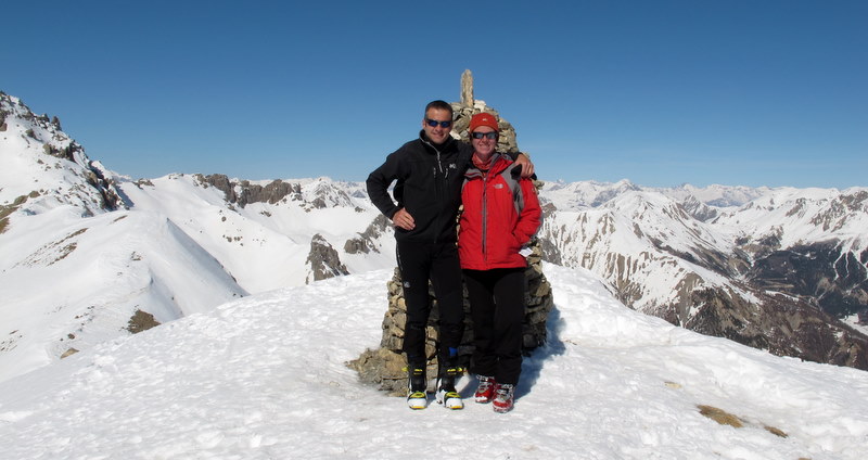 Pic du Gazon : la dernière fois ici c'était lors de notre tour du Grand Béal...