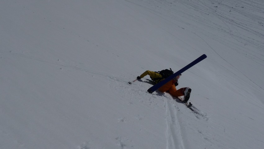 Couloir W de Travessani : Chech, le roi des conversions !!!